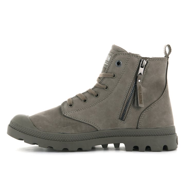 Bottes Palladium Pampa Hi Zip NBK Homme Marron | FR JWR468V